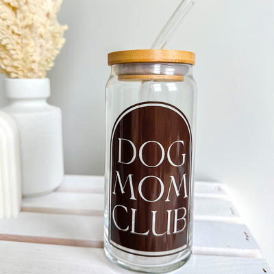 Dog Mom Club Glass - 20oz