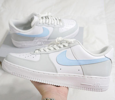Blue and Gray Custom Air Force 1