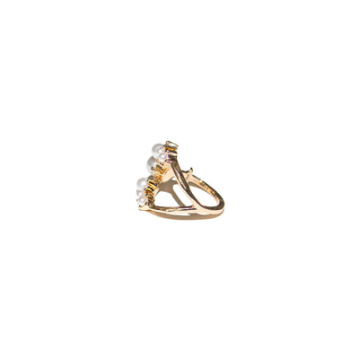 Layla Pearl Cluster Ring - Luv Lush