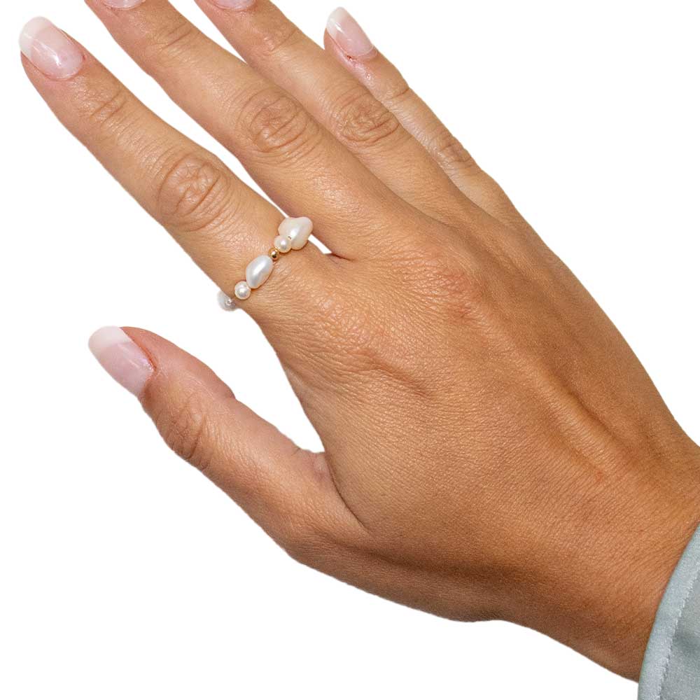 Lucy Baroque Pearl Ring - Luv Lush