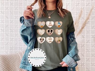 Disney Neutral Hearts Sweatshirt