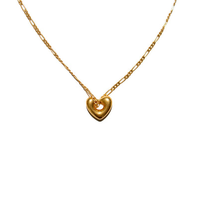 Piper Puffed Heart Necklace