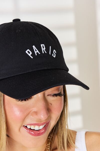 PARIS Embroidered Baseball Cap