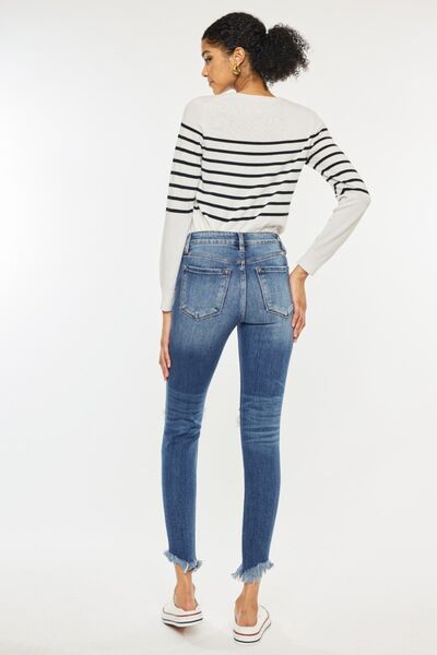 Distressed  Ankle Skinny Jeans