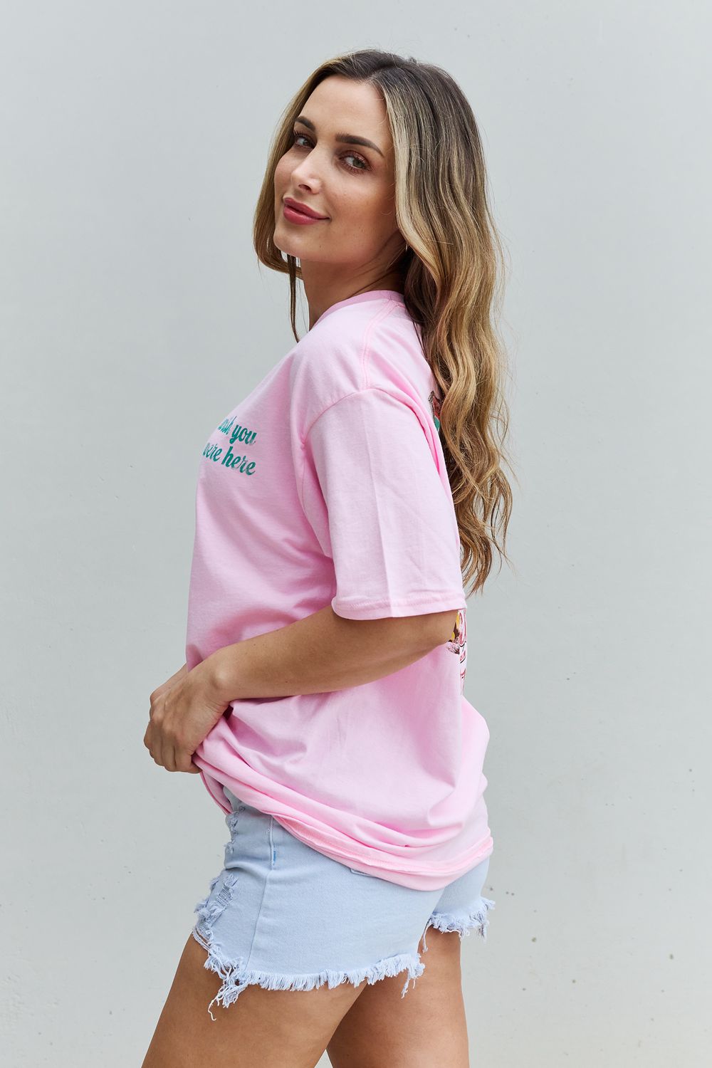 Casual Blush Pink T-Shirt 